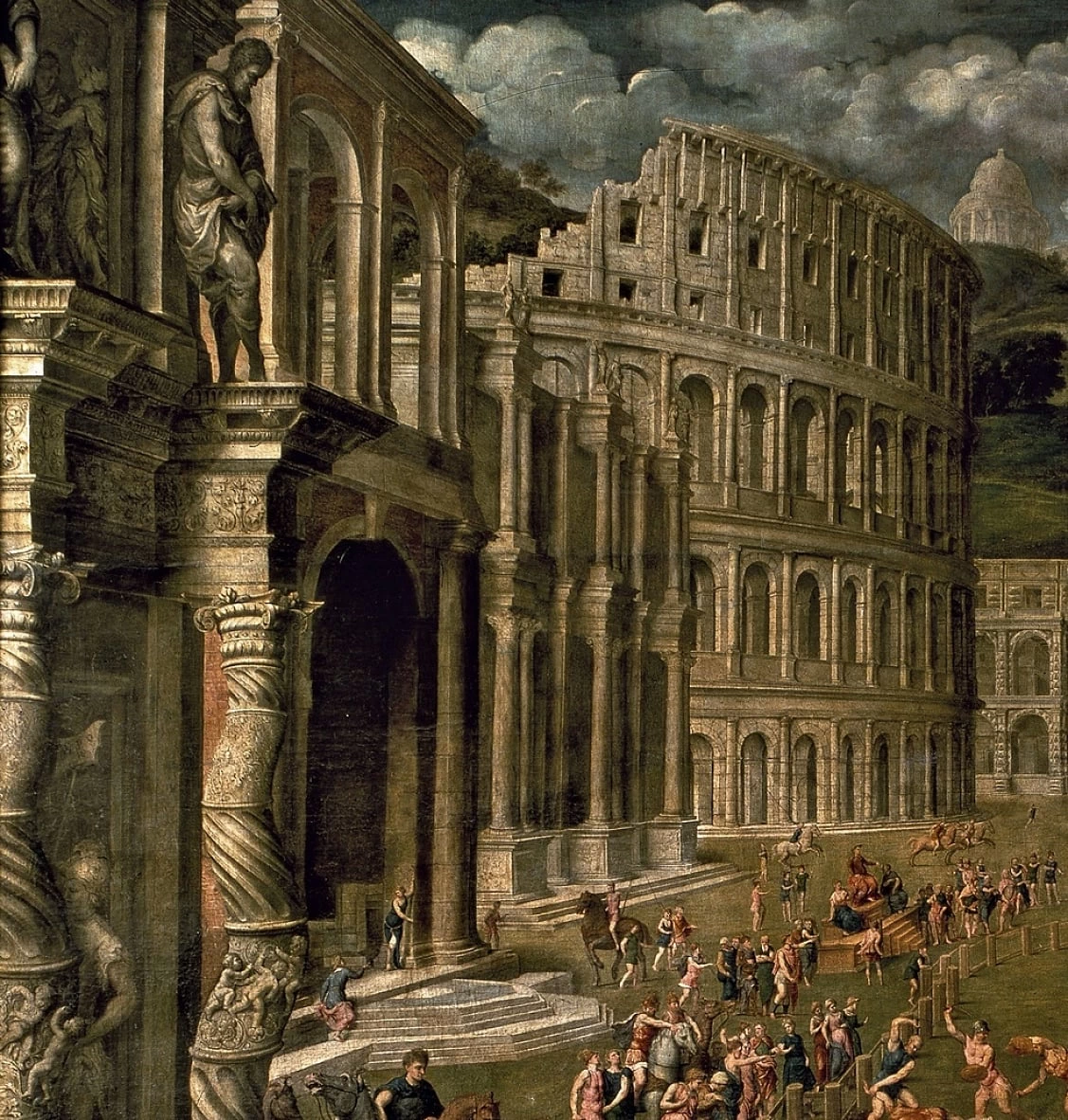 Combattimento di gladiatori - dettaglio